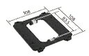 DM56112C パナソニック 中型四角スイッチカバー(1コ用)(平)