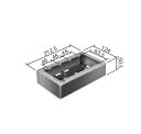 DZA174E パナソニック 4コ用スイッチボックス ノックなし(深)(色:E)