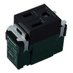 WN11511B パナソニック フルカラー 埋込扉付接地コンセント 送り端子付 ブラック