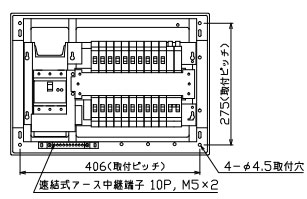 MAG310202GS2 テンパール工業 住宅用分電盤(ガス発電・給湯暖冷房システム、20+2、100A)