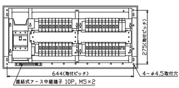 MAG310402GS2 テンパール工業 住宅用分電盤(ガス発電・給湯暖冷房システム、40+2、100A)