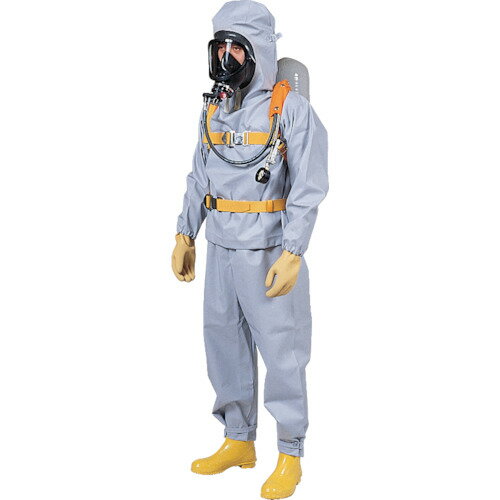 07800 シゲマツ 密閉形防護服PS415F上着特大