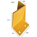6CLM1015RY ティーエフサービス 大型製造設備CL型曲げタイプ100×70×150mm右(イエロー)1個入り(3)