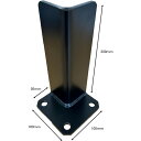 6CNY1020BK ティーエフサービス コーナー固定金具100×100×200mm(ブラック)1個入り(3)