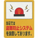 RE8013 光 防犯サインステッカー 当店では盗難防止シスデムを設置しております。 5枚入(3)