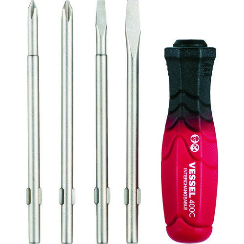 TD-2100 ベッセル デュアルトーン差替ドライバー(4本組) TD-2100