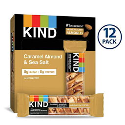 KIND Bars, Caramel Almond & Sea Salt（キャラメルアーモンド＆シーソルト） 40g×12袋