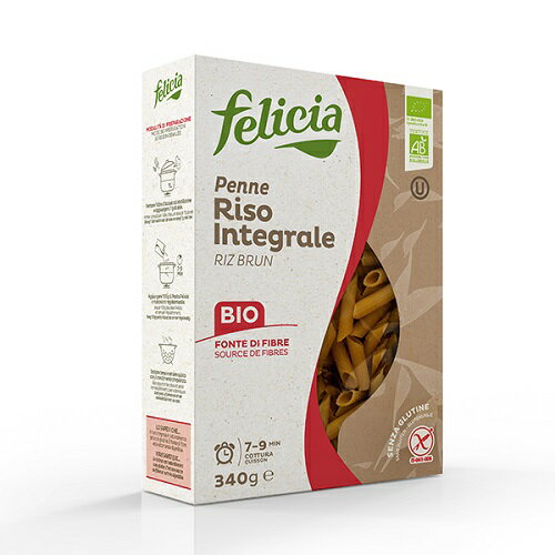 felicia tF`A  pX^ yl 340g@b penne riso integrale brwn rice Oet[ C^A