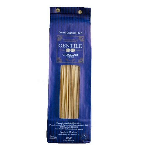 【最高品質・超低温長時間乾燥】 GENTILE ジェンティーレ スパゲッティ 【1.8mm】500g イタリア産小麦100％使用 イタリア・グラニャーノ産パスタ | 高級レストラン仕様 グラニャーノ ナポリ カンパーニャ州 GENTILE イタリア パスタ スパゲッティー スパゲティのサムネイル