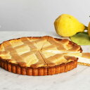 【冷凍】レモンリコッタ タルト 14カット 1200g イタリア産 約28cm | MARTINUCCI ケーキ おやつ ドルチェ 土産 誕生日 お祝い 冷凍ケーキ Torta italiana ricotta/limone(4)
