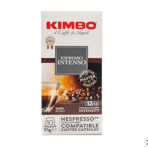 キンボ　カプセルコーヒー　インテンソ　5.5g×10　ネスプレッソ対応　KIMBO　Nespresso