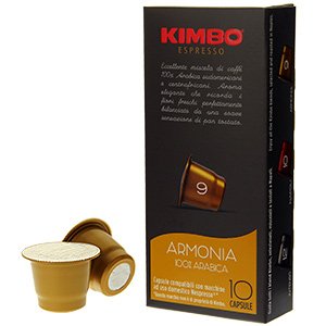 キンボ　カプセルコーヒー　アルモニア　5.8g×10　ネスプレッソ対応　KIMBO　Nespresso