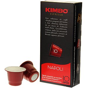 キンボ　カプセルコーヒー　ナポリ　5.7g×10　ネスプレッソ対応　KIMBO　Nespresso