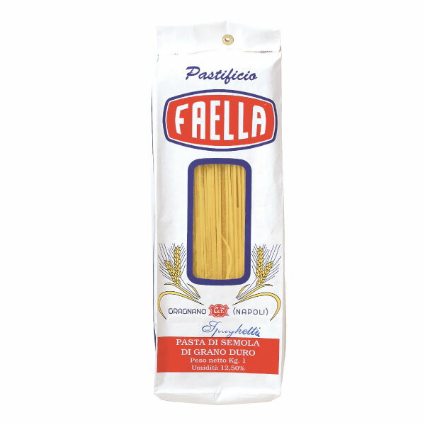 【送料無料】【同梱不可】箱売り ファエッラ FAELLA スパゲッティ・クラシコ 1.8mm 1kg × 12袋 | イタリア パスタ ランチ テフロンダイス