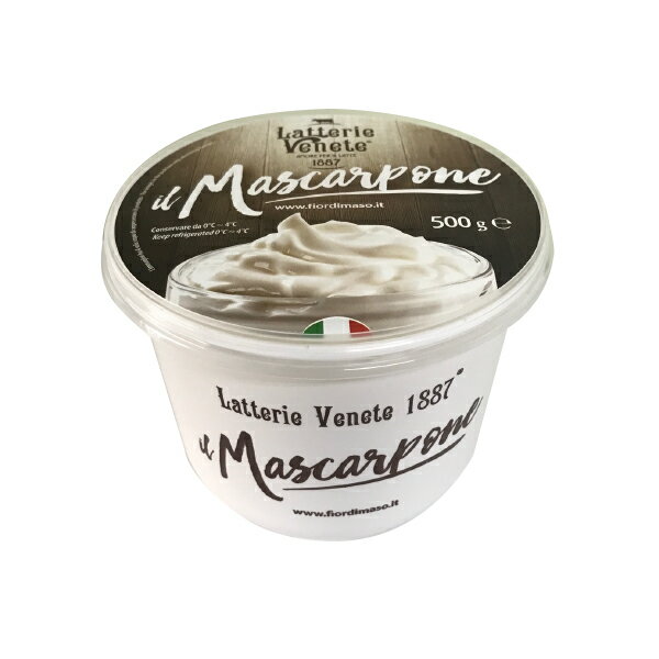 【在庫限り輸入元欠品】【冷蔵】Latterie Venete Mascarpone マスカルポーネ 500g ｜ラッテリエ カ フォルム ジャパン イタリア チーズ マスカルポーネ