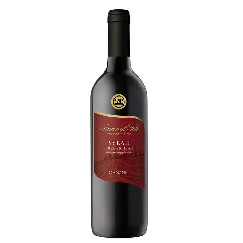 BRICCO AL SOLE Syrah 750ml | ブリッコ アル ソーレ シラー シチリア州 赤ワイン シラー 100% イタリア ミディアム