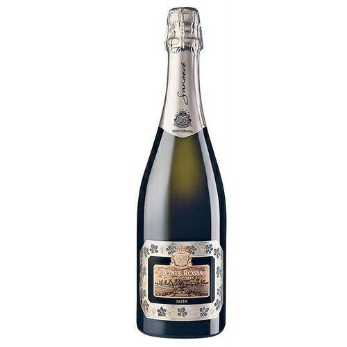 格付けイタリアワイン（DOCG） 【よりどり6本以上、送料無料】 MONTE ROSSA Sanseve Franciacorta Saten Brut DOCG 750ml | モンテ ロッサ サンセヴェ フランチャコルタ サテン ブリュット ロンバルディア州 スプマンテ白ワイン シャルドネ “サンセヴェ”は、スコットランドの方言で「乾杯」