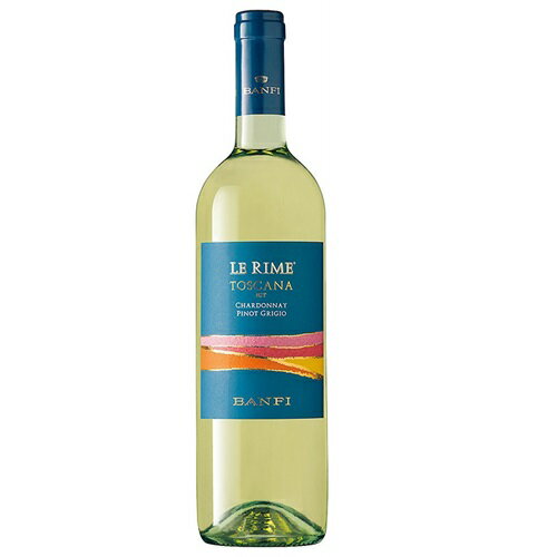  BANFI Le Rime Toscana Bianco IGT 750ml | バンフィ レ リメ トスカーナ トスカーナ州 白ワイン シャルドネ ピノ グリージオ フリーランジュースをステンレスタンクにて低温で発酵させ造られた白ワイン