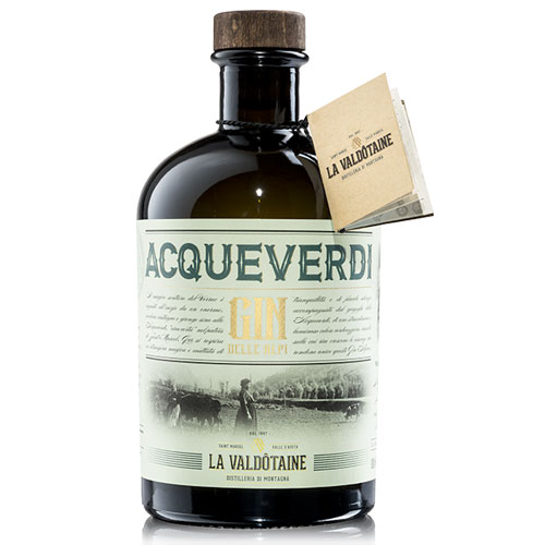 【よりどり6本以上、送料無料】 La Valdotaine Acqueverdi Gin Delle Alpi 43.0% | ラ ヴァルドタイネ アクアヴェルディ ジン デッレ アルピ リキュール ジン クラフトジン イタリア ジンソーダ 常温、もしくはロックで