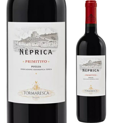 ◆【よりどり6本以上、送料無料】TORMARESCA ANTINORI NEPRICA PRIMITIVO 750ml | トルマレスカ アンティノリ ネプリカ プリミティーヴォ プーリア州 赤ワイン プリミティーヴォ イタリア ステーキや焼肉などの肉料理におすすめ！