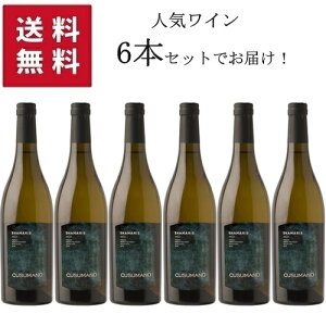 【送料無料 6本セット】Cusumano Shamaris Sicilia DOC 750ml | 【同梱不可】クズマーノ シャマリス シチリア州 白ワイン グリッロ 100%