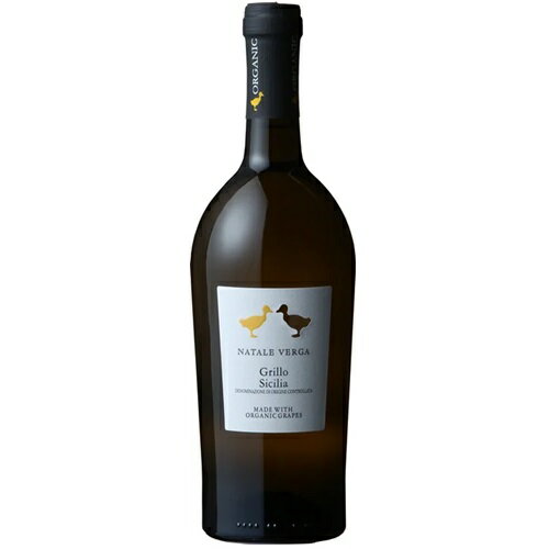  Natale Verga Organic Grillo IGT 750ml | ナターレ ヴェルガ オーガニック グリッロ シチリア州 白ワイン グリッロ 90% カタッラット 10% トロピカルフルーツやハーブのアロマが際立ち、フレッシュ且つ辛口な味わいです。