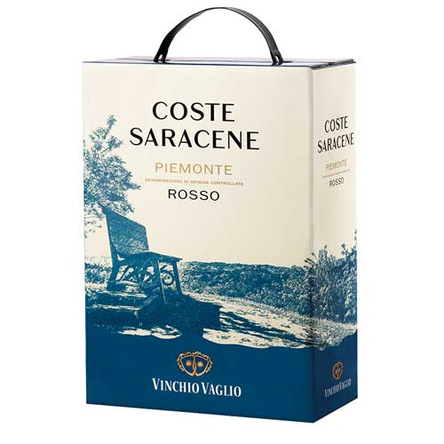 【高品質ボックスワイン】Coste Saracene Piemonte Rosso DOC 3000ml コステ サラチェーネ ピエモンテ ロッソ ネッビオーロ 【総重量約..