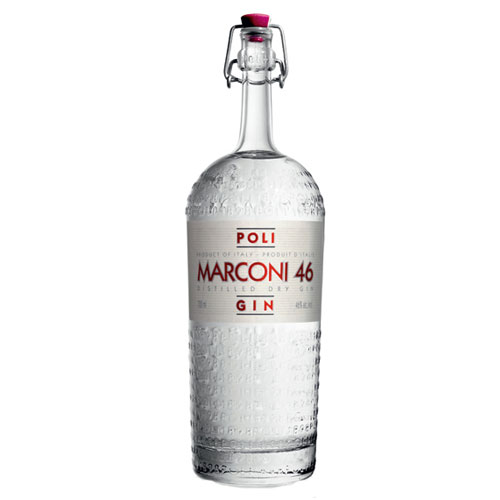  Poli POLI MARCONI 46 700ml | ポーリ ポーリ マルコーニ ジン スピリッツ GIN 濃厚なジュニパーの香りが拡がり、モンタナ松やハイマツ、ミントからくるフレッシュな芳しさが後から続きます。