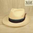 ビルトモア シャンタン パナマ ハット 中折れ 春夏 帽子 BILTMORE RAMSAY shuntung panama hat ストローハット メンズ レディース ユニセックス 麦わら帽子 パナマハット つば広 100周年記念 USA 中折れハット 数量限定 ハットボックス 耐水 UVカット [カラー]ナチュラル 2