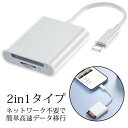 SDカードリーダー 2in1 iPhone iPad typec アンドロイド Android MicroSD SDカード TFカードリーダー ビデオ 双方向 高速データ転送 バックアップ 写真 移動(2)