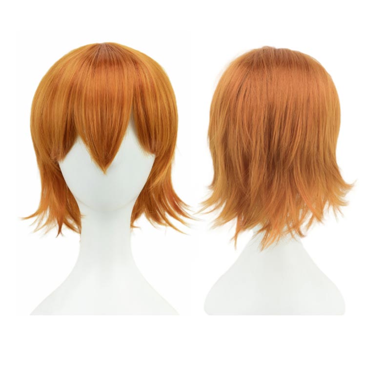ショート ウィッグ ハロウィン ウィッグ パープル フルウィッグ ショートウィッグ ...