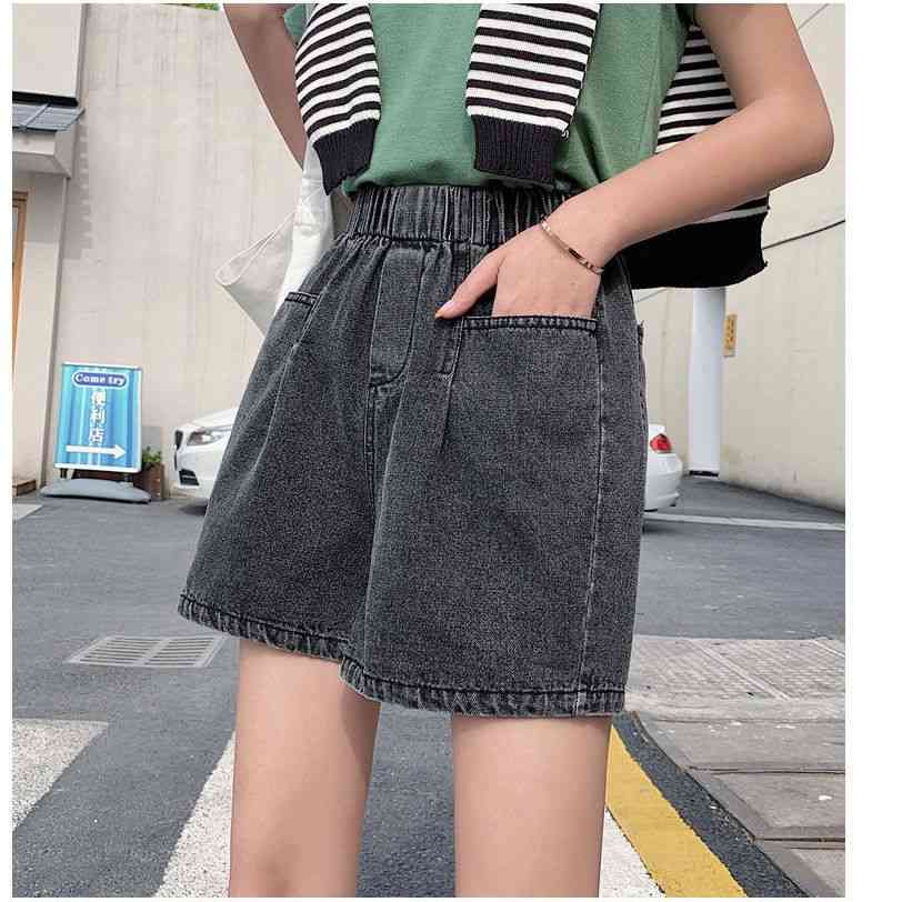 Short Pants - 送料無料 ゆったりシルエット デニムショートパンツ デニムパンツ ショート デニム ショート丈 ショーパン 短パン ハーフパンツ ショートデニム デニムパンツ