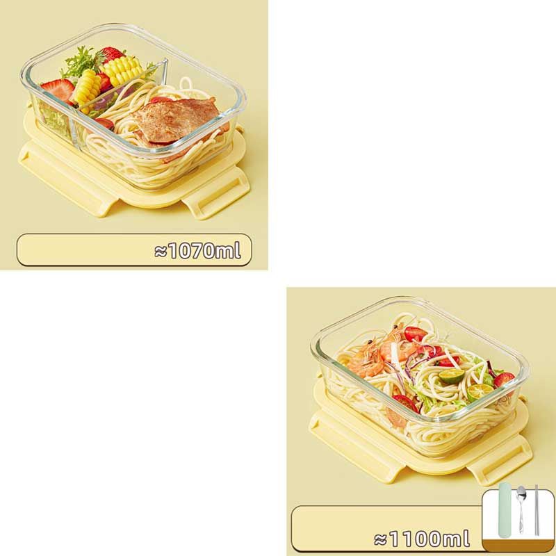 弁当箱 レクタングル 保存容器 レンジ対応 仕切付き ランチボックス 1段 お弁当 おしゃれ かわいい 女子 大人 高校生 遠足のサムネイル