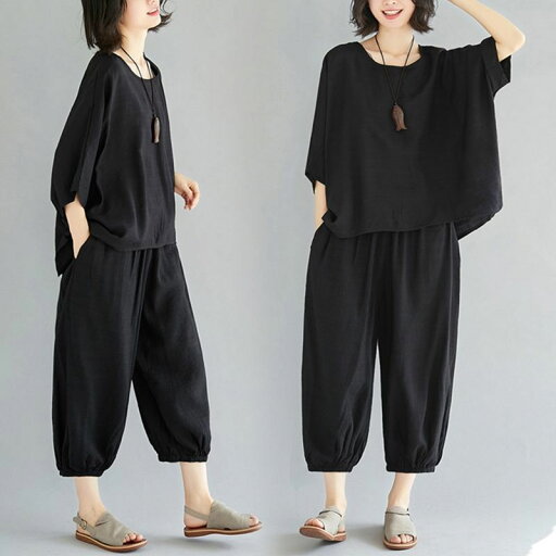 レディースセットアップ 春セットアップ 2点セット春夏 シャツ +パンツ パンツスーツ 綿 半袖シャツ ワイドパンツ 柔らかい 着心地 涼しい きれいめ レディースセットアップ 春セットアップ 2点セット春夏 シャツ +パンツ パンツスーツ 綿 半袖シャツ ワイドパンツ 柔らかい 着心地 涼しい きれいめ