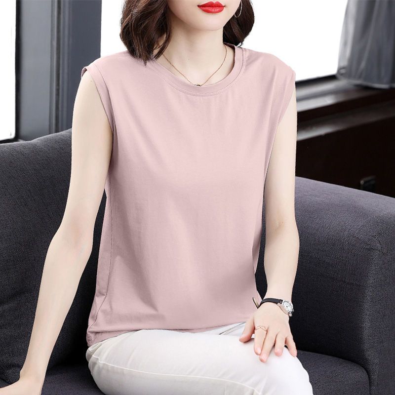 乐天商城 - タックノースリーブ Tシャツ レディース トップス カットソー ノースリーブ ノースリ クール ひんやり 春 夏 洗濯可