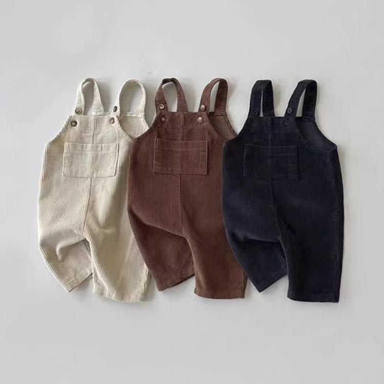 サロペット ギフト カジュアル コーデュロイ オーバーオール コットン 子供服 ズボ...
