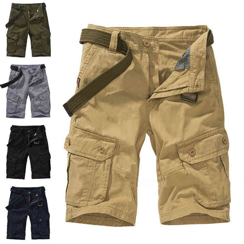 カーゴパンツ 6分丈 ショートパンツ 短パン ボトムス ミリタリー ショーツ 無地 ワークパンツ メンズハーフパンツ 作業着 ズボン 通気性 吸湿性 夏 男性