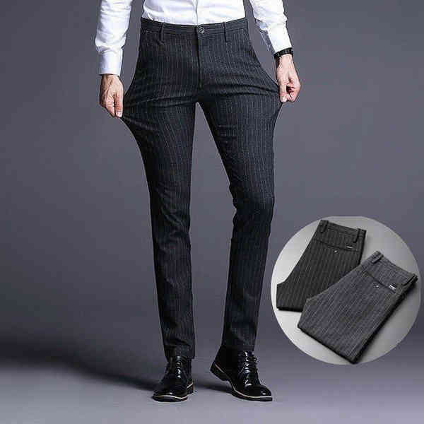 ウォッシャブル ノータック スラックス ストライプ柄 スリム ストライプ柄 メンズ ズボン メンズ スーツパンツ 細身 洗える