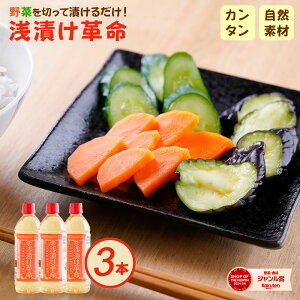 無添加『浅漬け革命3本セット』送料無料 樽の味 浅漬け 浅漬の素 浅漬の元 あさづけのもと 漬物 美味しい おいしい 健康 グルテンフリー 小麦不使用 食べ物 自然派 春野菜