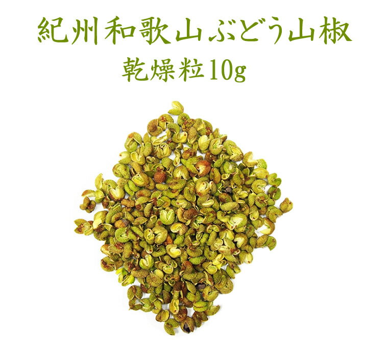 『ぶどう山椒乾燥粒10g』【メール便