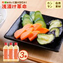 無添加『浅漬け革命3本セット』送料無料 樽の味 浅漬け 浅漬の素 浅漬の元 あさづけのもと 漬物 美味しい おいしい 健康 グルテンフリー 小麦不使用 食べ物 自然派 春野菜