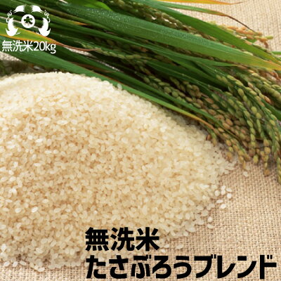【無洗米】たさぶろうブレンド20kg（5kg×4袋入）お米2