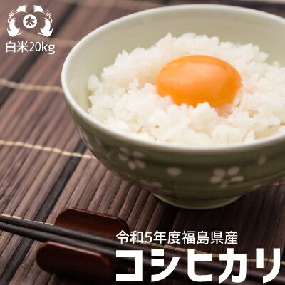 令和5年度 福島県産 コシヒカリ 米 20kg（5kg×4袋）送料無料 米 お米 送料無料 お米 20kg お米 送料無料 5kg小分け こめや たさぶろう