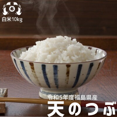 令和5年度福島県産天のつぶ白米10kg（5kg×2袋）送料無料 米 10kg お米 10kg 送料無料 こめや たさぶろう【smtb-TD】…