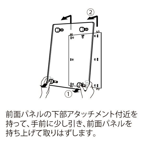 ポスターフレーム【アタッチメント式ポスターパネル353 A1 透明】縦型のみ タテ 屋内 片面 フレームレス 透明カバー脱着式 フレーム無し クリア 額縁 壁掛け シンプル 3