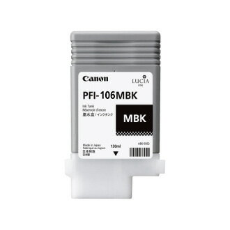 CANON キヤノン【PFI-106 MBK 顔料 マットブラック 130ml】インクカートリッジ インクタンク 純正品 大..