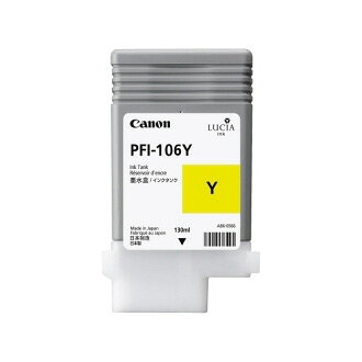 Rakuten - CANON キヤノン【PFI-106 Y 顔料 イエロー 130ml】インクカートリッジ インクタンク 純正品 大判インクジェットプリンター用