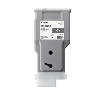 Rakuten - CANON キヤノン【PFI-206 GY 顔料 グレー 300ml】インクカートリッジ インクタンク 純正品 大判インクジェットプリンター用