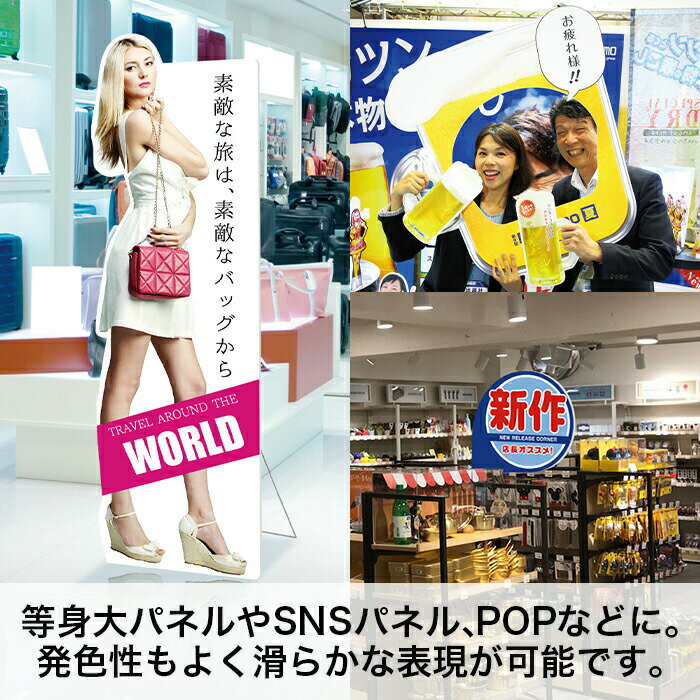 耐水合成紙 水性インクジェットロール紙【PP合成紙 マット 糊なし 1067mm×30M（42インチ）B0ノビ／B0プラス】大判プリンター用 ロールメディア 業務用 インクジェット用 印刷紙 印刷用紙