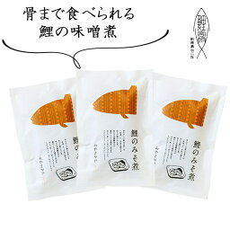 父の日 骨まで食べれる　鯉の味噌煮　常温　長持ち　 3袋　1個160g　山形　創業170余年　みやさかや　タスクフーズ　惣菜　煮魚　お取り寄せ　保存食　鯉の宮坂　魚　惣菜　お取り寄せ　グルメ　単身赴任　骨までやわらか 和食　時短　そうざい　おかず　人気